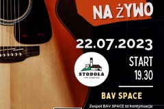 Black Orange Vintage Acoustic Show Magazine Style Poster - 1