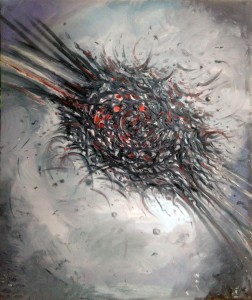 olej, płótno wym. 120  X 100 cm