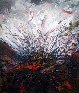 olej, płótno wym. 120  X 100 cm