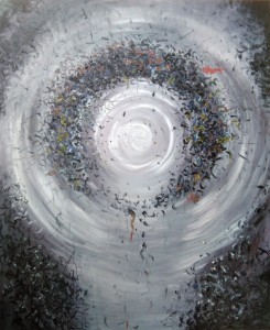 olej, płótno wym. 120  X 100 cm