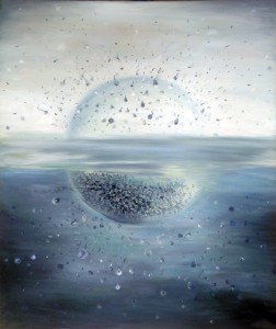 olej, płótno wym. 120  X 100 cm